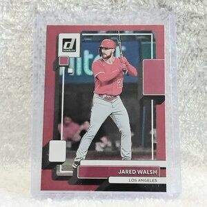 5/$20 Mint 2022 Donruss Jared Walsh Red Holo Foil MLB Card 158!!